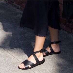 KYMA leather ankle strap sandal